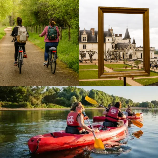 Loire et histoire, du vélo, du canoé et un visite de château
