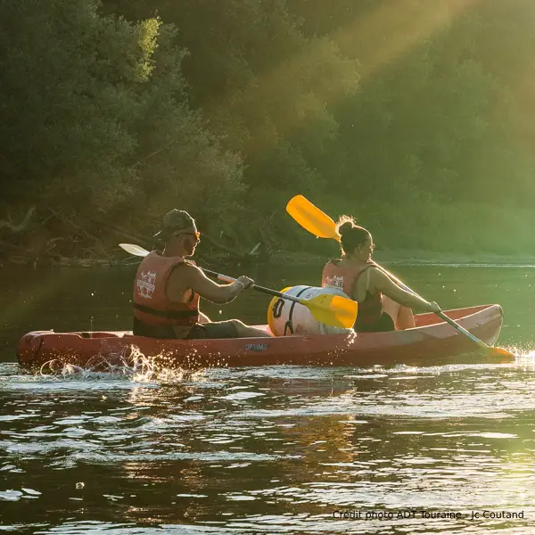 petit parcours en canoë kayak sur la Loire