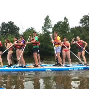 stand up paddle géant sur la Loire