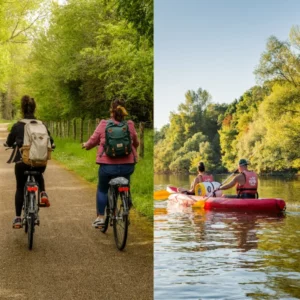 Vélo et balade en canoé